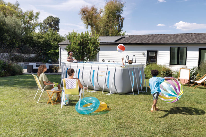 Load image into Gallery viewer, Intex® Prism Frame Rectangular Pool + 3 Cabana Tubes Bundle
