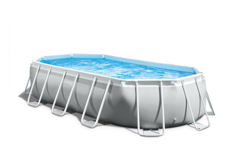 Load image into Gallery viewer, Intex® 5.03m x 2.74 x 1.22m Prism Frame Oval Pool Set
