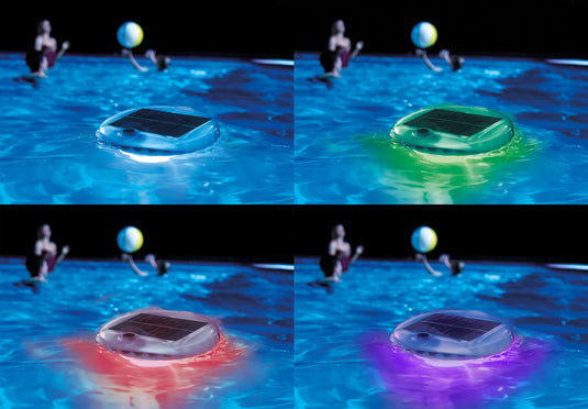 Intex® Solar-Powered LED Floating Pool Light