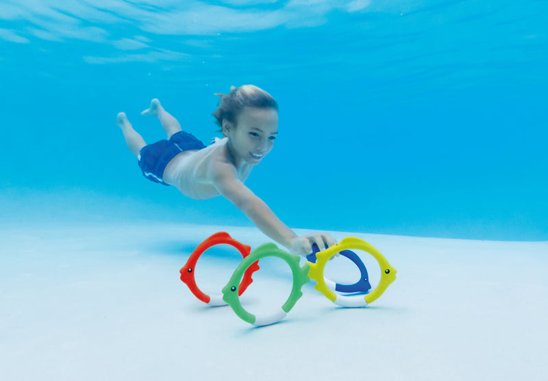 Load image into Gallery viewer, Intex® Underwater Pool Toys - Fish Rings
