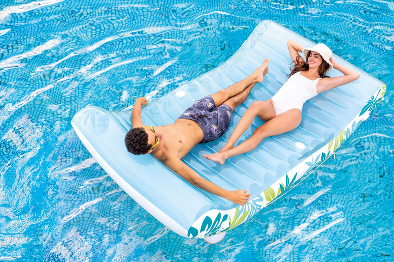 Load image into Gallery viewer, Intex® Inflatable Tropical Sea Lounge Mattress - Blue
