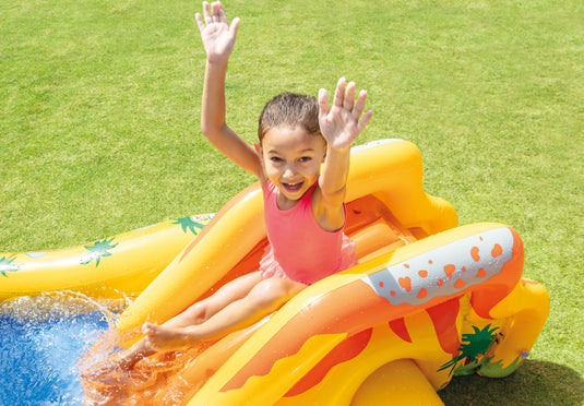 Intex® Dinosaur Inflatable Play Center With Slide