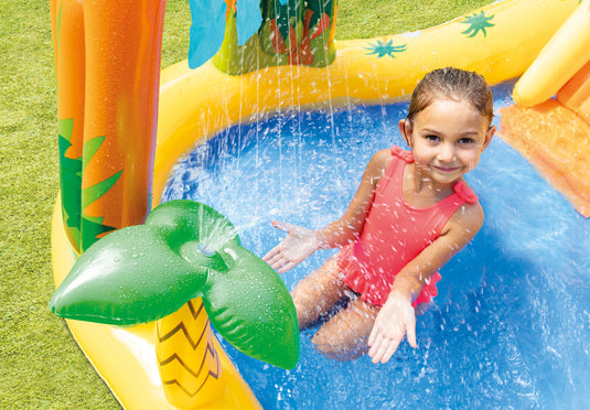Intex® Dinosaur Inflatable Play Center With Slide