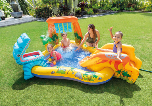 Intex® Dinosaur Inflatable Play Center With Slide