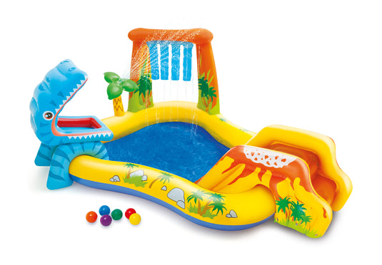 Intex® Dinosaur Inflatable Play Center With Slide