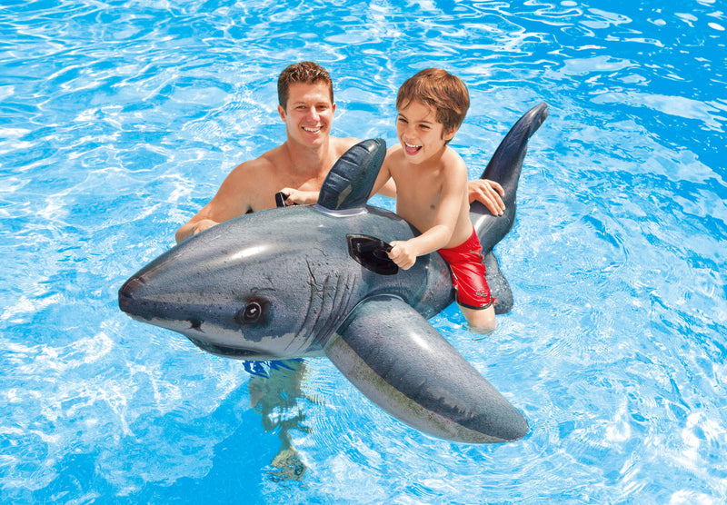 Load image into Gallery viewer, Intex® Great White Shark Ride-On Inflatable Pool Float
