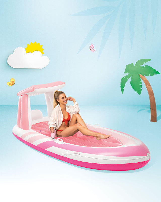 Load image into Gallery viewer, Intex® Pink Paradise Boat Float
