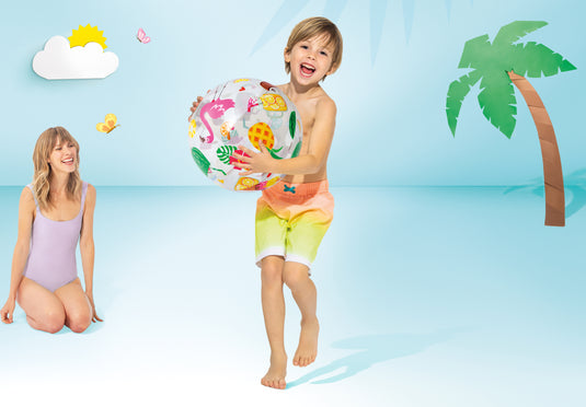 Intex® Lively Print Ball Colorful Pineapple