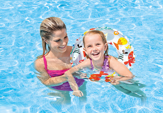 Intex® Lively Print Inflatable Swim Rings