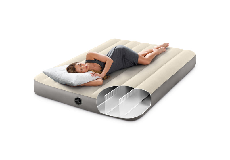 Load image into Gallery viewer, Intex® Dura-Beam Full Single Airbed 1.37m x 1.91m x 25cm
