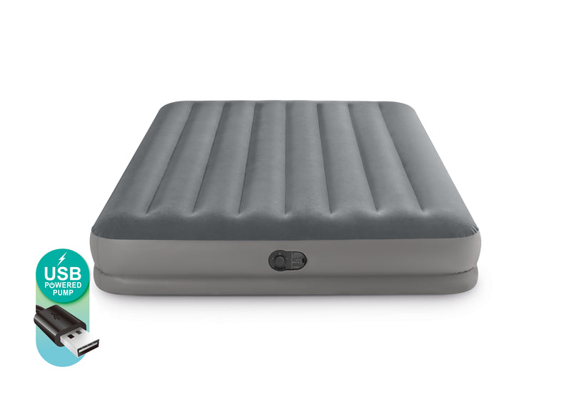 Load image into Gallery viewer, Intex® Queen Durabeam Airbed With Fastfill USB Pump 1.52m x 2.03 x 30cm

