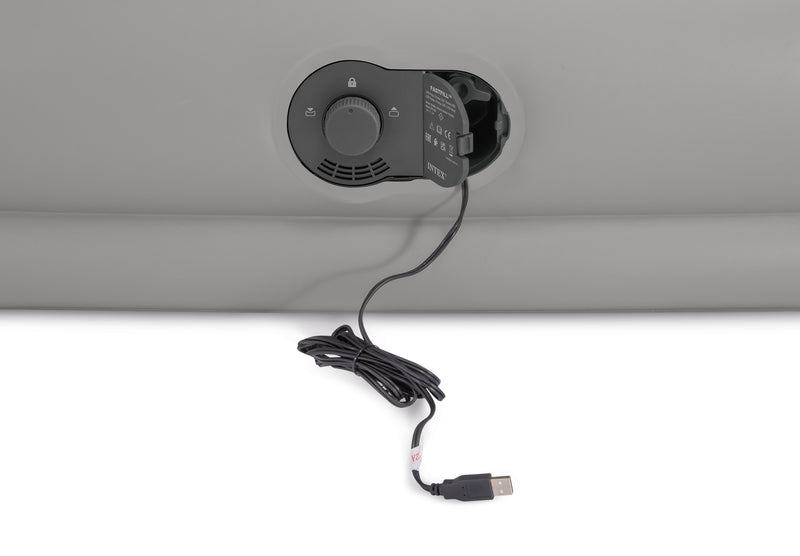 Load image into Gallery viewer, Intex® Queen Durabeam Airbed With Fastfill USB Pump 1.52m x 2.03 x 30cm
