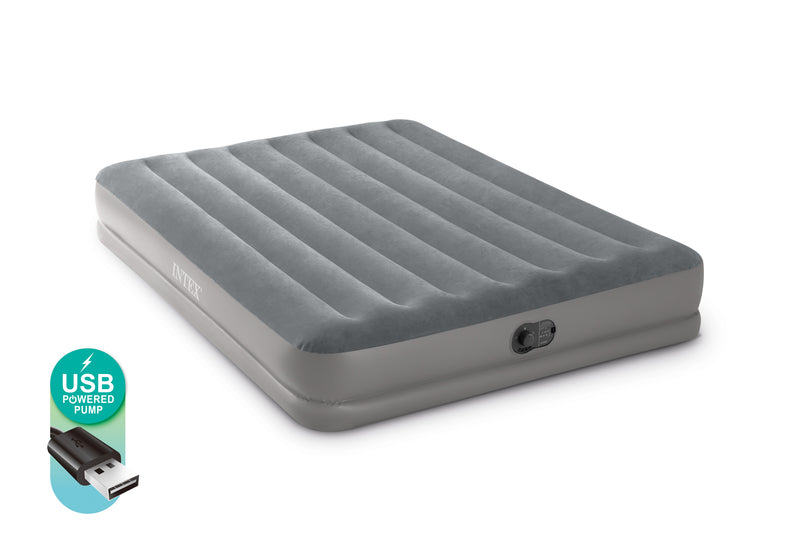 Load image into Gallery viewer, Intex® Queen Durabeam Airbed With Fastfill USB Pump 1.52m x 2.03 x 30cm
