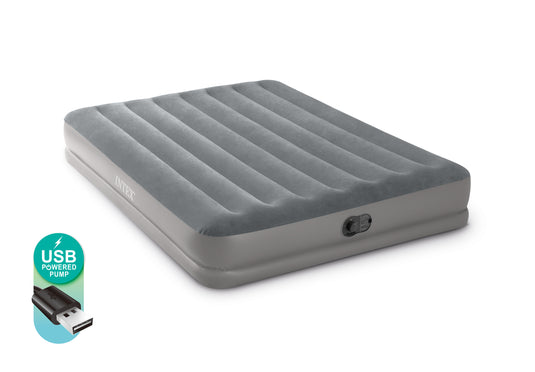 Intex® Queen Durabeam Airbed With Fastfill USB Pump 1.52m x 2.03 x 30cm