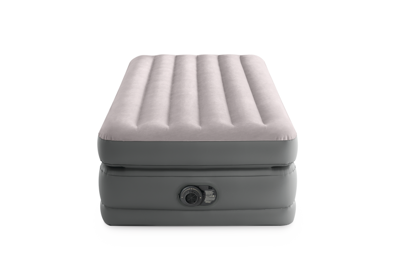 Load image into Gallery viewer, Intex® Comfort Elevated Single Airbed with Built-In Pump 99cm x 1.91m x 51cm
