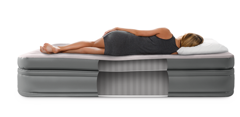Load image into Gallery viewer, Intex® Queen Comfort Elevated Airbed With Fiber Technology 1.52m x 2.03m x 51cm
