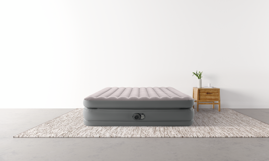 Intex® Queen Comfort Elevated Airbed With Fiber Technology 1.52m x 2.03m x 51cm