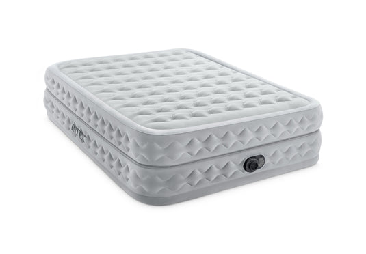Intex® Queen Supreme Airflow Airbed With Fiber Technology and Built in Pump 1.52m x 2.03m x 51cm