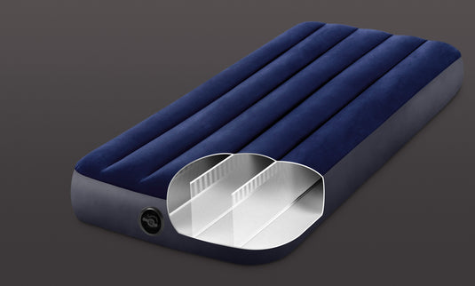 Intex® Dura-Beam Junior Single 99cm x 1.91m x  25cm Classic Downy Airbed