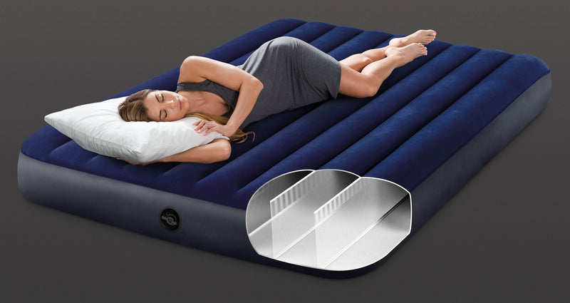 Load image into Gallery viewer, Intex® Queen Dura-Beam Classic Downy Airbed 152m x 203m x 25cm
