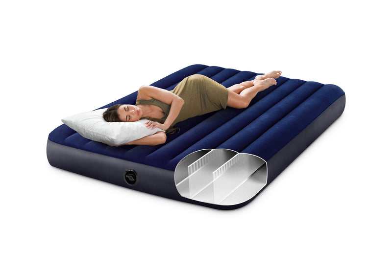 Load image into Gallery viewer, Intex® Queen Dura-Beam Classic Downy Airbed 152m x 203m x 25cm
