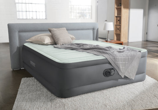 Intex® Queen Premaire I Elevated Airbed With Built-In-Pump 1.52m x 2.03m x 46cm