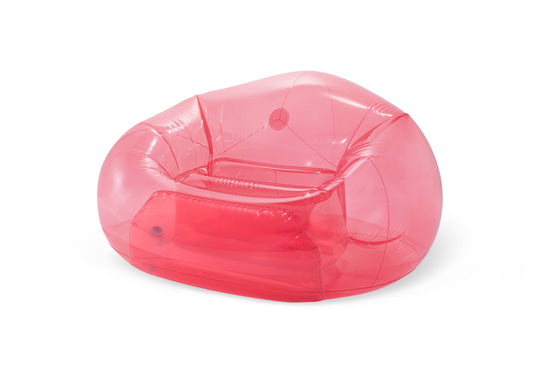 Intex® Transparent Pink Beanless Bag Chair