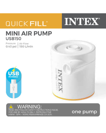 Load image into Gallery viewer, Intex® Quickfill USB150 Air Pump
