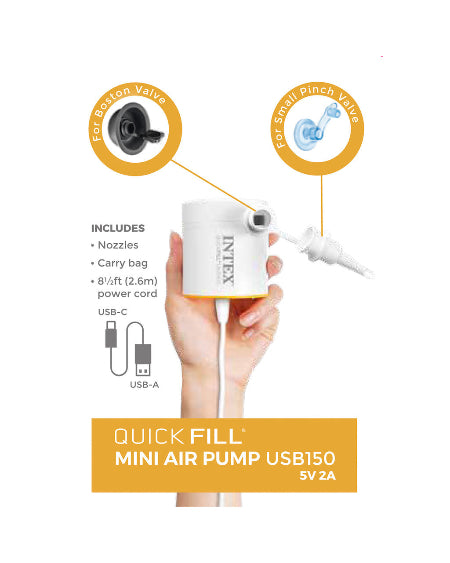 Load image into Gallery viewer, Intex® Quickfill USB150 Air Pump
