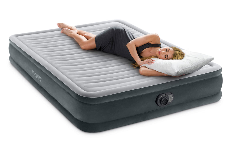 Load image into Gallery viewer, Intex® Queen Dura Mid Rise Air Bed With Built in Pump 1,52m x 2.03m x 33cm
