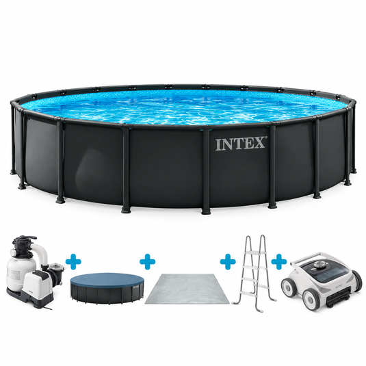 Intex® 4.88m x 1.22m Ultra Xtr Frame Pool Set with ZX500R Robotic Pool Cleaner