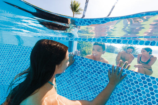 Intex® 4.88m x 1.22m Prism Frame Clearview Premium Pool Set