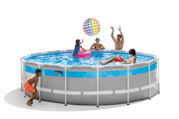 Load image into Gallery viewer, Intex® 4.88m x 1.22m Prism Frame Clearview Premium Pool Set
