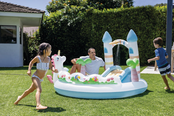 Load image into Gallery viewer, Intex® Unicorn castle play center
