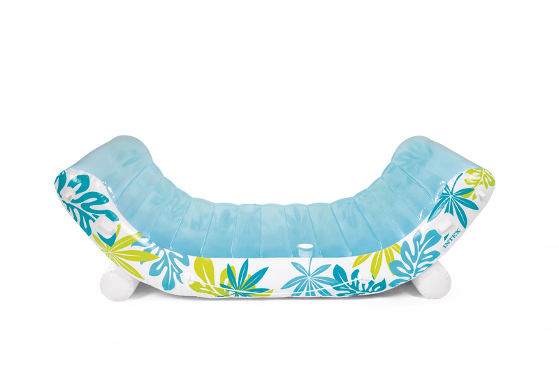 Load image into Gallery viewer, Intex® Inflatable Tropical Sea Lounge Mattress - Blue
