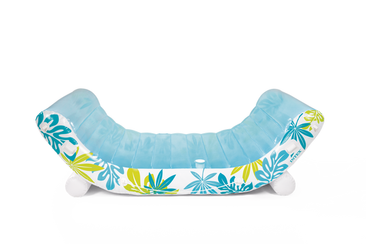 Intex® Inflatable Tropical Sea Lounge Mattress - Blue