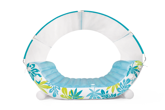Intex® Inflatable Tropical Sea Lounge Mattress - Blue