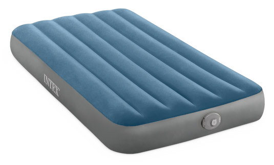 Intex® Dura-Beam Prestige Downy Single Airbed With Removable Pump 99cm x 1.91m x 25cm