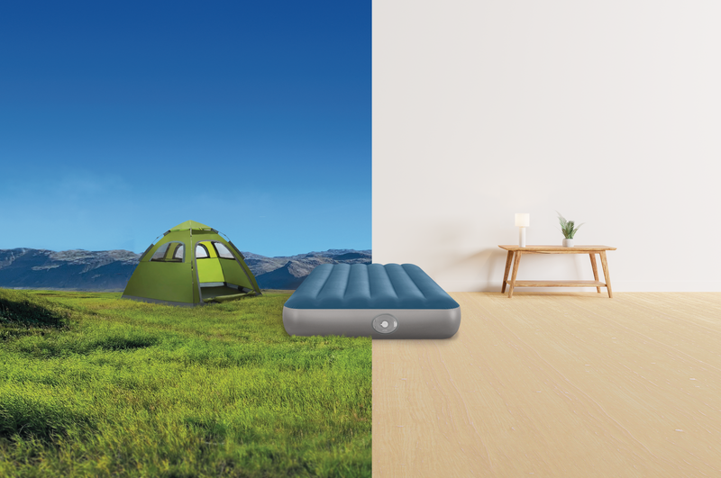 Load image into Gallery viewer, Intex® Dura-Beam Prestige Downy Single Airbed With Removable Pump 99cm x 1.91m x 25cm
