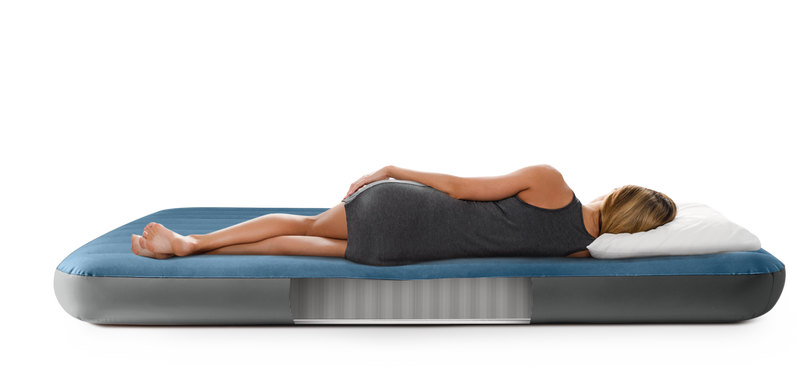 Load image into Gallery viewer, Intex® Dura-Beam Prestige Downy Queen Airbed With Removable Pump 1.52 x 2.03m x 25cm
