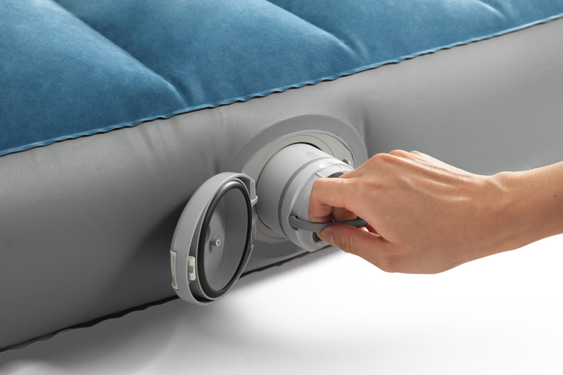 Load image into Gallery viewer, Intex® Dura-Beam Prestige Downy Queen Airbed With Removable Pump 1.52 x 2.03m x 25cm
