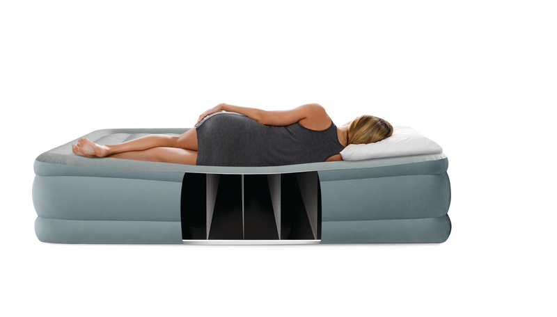 Load image into Gallery viewer, Intex® Queen Premium Comfort Airbed W/Fiber-Tech RP 1.52 x 2.03m x 46cm
