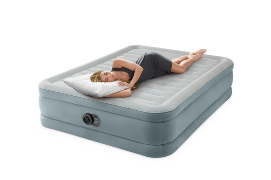 Intex® Queen Premium Comfort Airbed W/Fiber-Tech RP 1.52 x 2.03m x 46cm