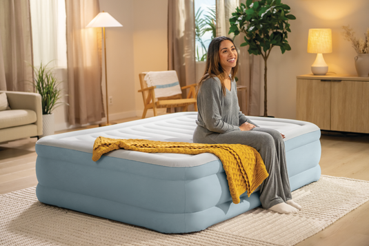 Intex® Queen Premium Comfort Airbed W/Fiber-Tech RP 1.52 x 2.03m x 46cm