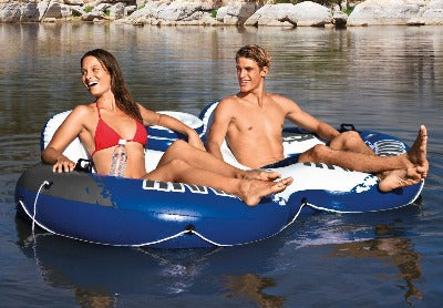 Load image into Gallery viewer, Intex River Run 2 Inflatable Floating Lake Tube
