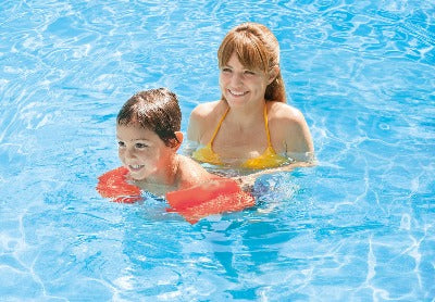 Intex® Large Orange Inflatable Arm Band Floaties