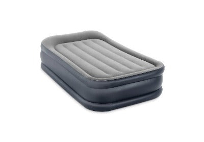 Load image into Gallery viewer, Intex Twin Deluxe Pillow Rest Airbed with Fiber Tech &amp; Built In Pump
