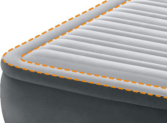Intex® 46Cm Queen Comfort Plush Airbed With Fiber Technology